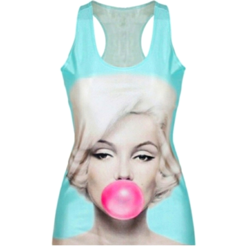 Classic In Style Marylyn Monrow Bubble Yum Shirit